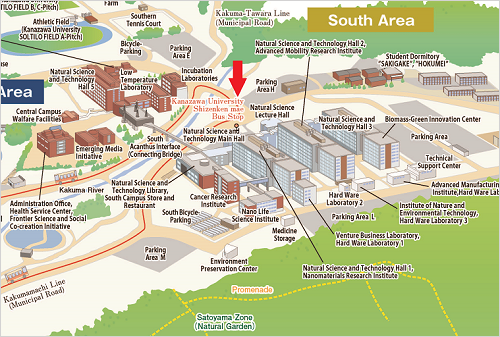 Map of the Natural Sciences Building Area