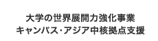 大学の世界展開力強化事業キャンパスアジア中核拠点支援